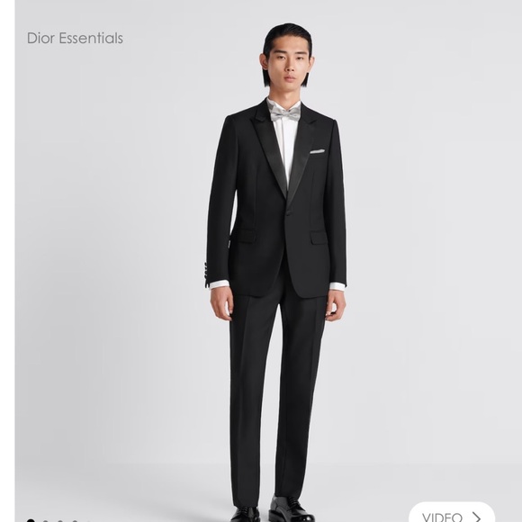 Christian Dior men’s Classic Tux jacket - size 43 long - black - Picture 1 of 4